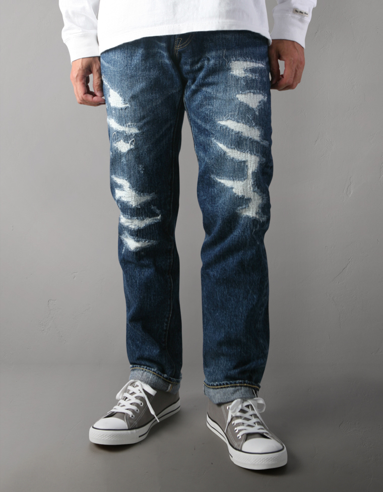 FN-3009R TAPERED STRAIGHT JEANS USED REMAKE