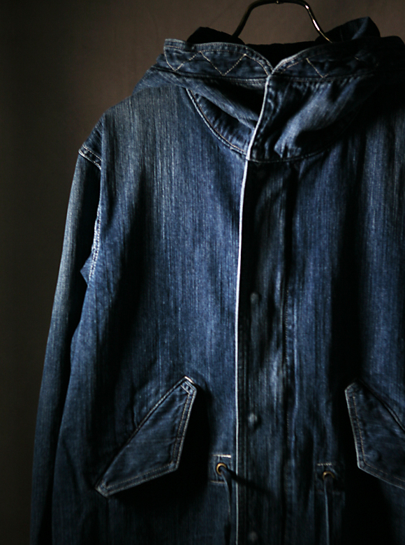 FN-OC-D001 DENIM MODS COAT