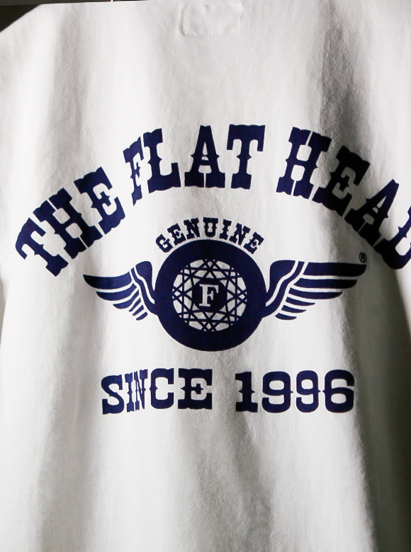 3本針の1本外し Tシャツ FN-THC-202 | THE FLAT HEAD