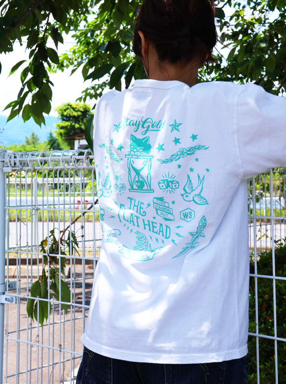 ウェブショップ限定発売 3本針の1本外し Tシャツ FN-THC-039 | THE