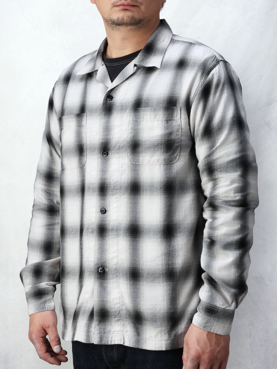FN-SCR-015L OMBRE LONG SLEEVE SHIRT